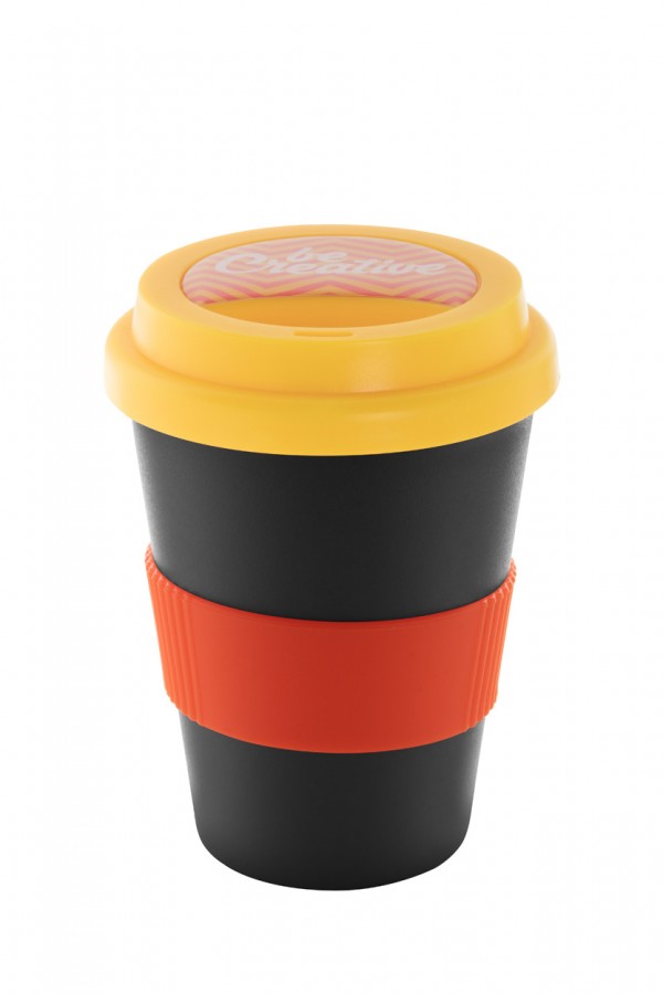 CreaCup Mini cană termoizolantă personalizată  negru