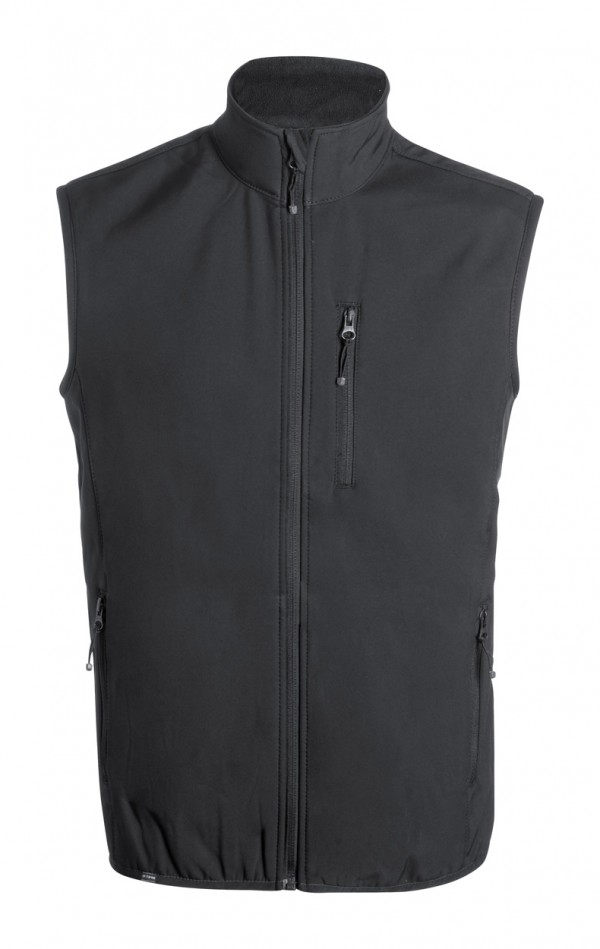 Jandro Vestă softshell RPET XXL negru