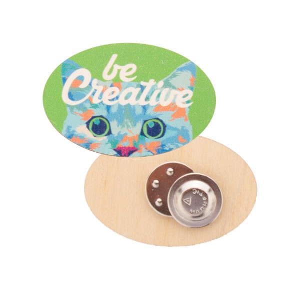 WooBadge ecuson magnetic, personalizat  natural