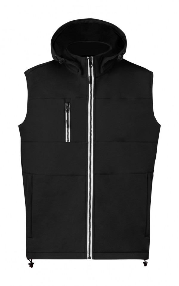 Seldon vestă softshell L negru