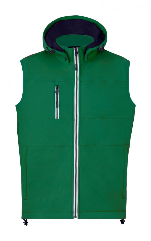 Seldon vestă softshell S verde