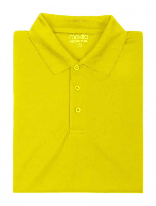 Tecnic Plus tricou polo S galben