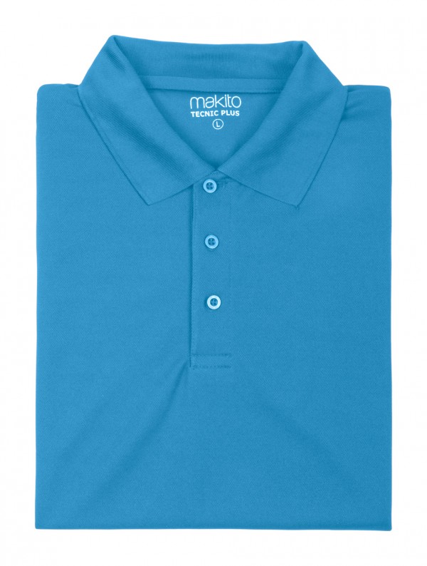 Tecnic Plus tricou polo S albastru deschis