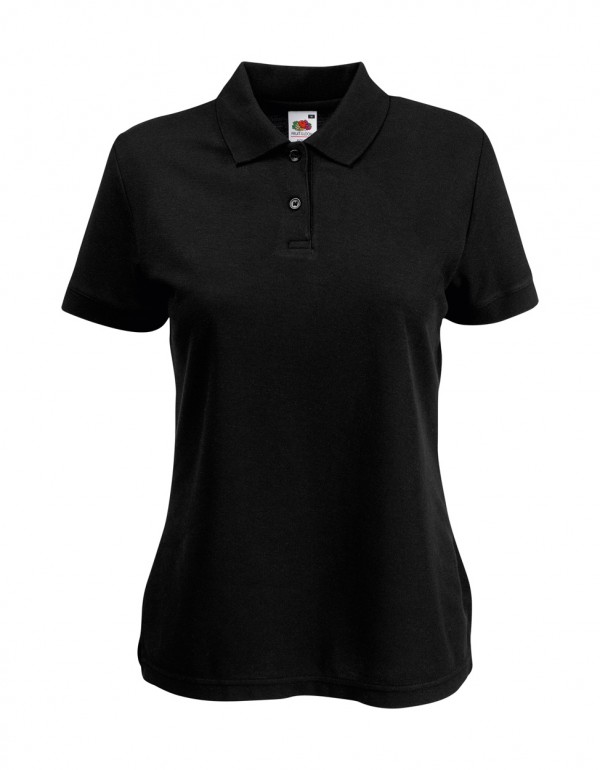 65/35 polo de damă L negru