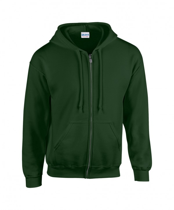 HB Zip Hooded hanorac L verde închis