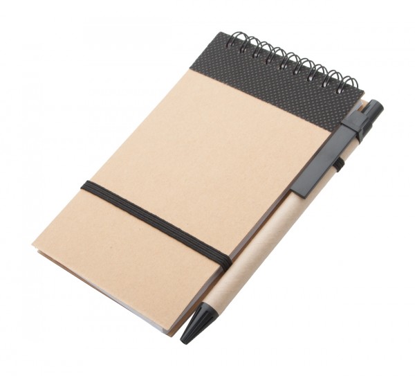 Ecocard blocnotes  negru