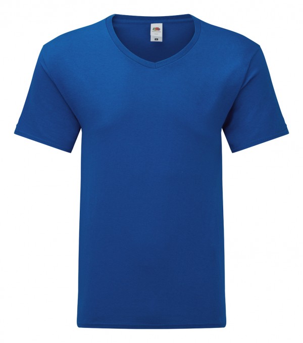 Iconic V-Neck Tricou  XL albastru