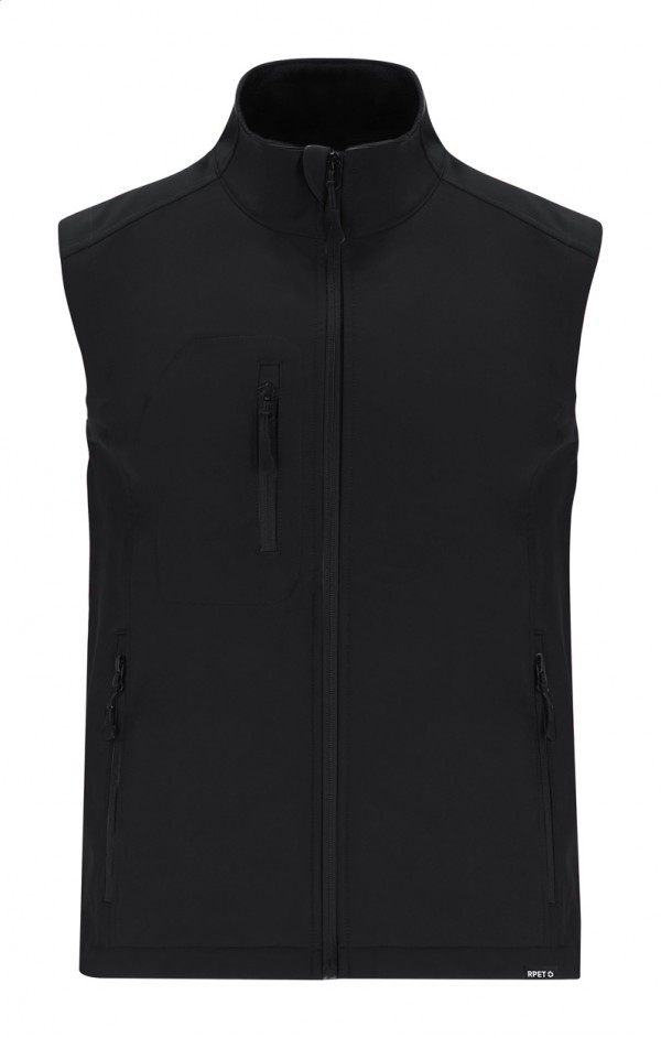 Handricks vestă softshell RPET  M negru