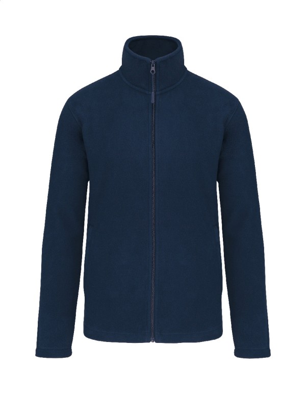 KA9102 Jachetă fleece cu fermoar lung M albastru închis