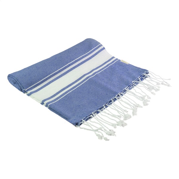 Cancun prosop de plajă din bumbac reciclat  albastru închis